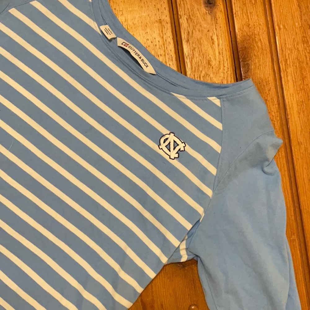 cutter back | tar heels three quarters sleeve tee